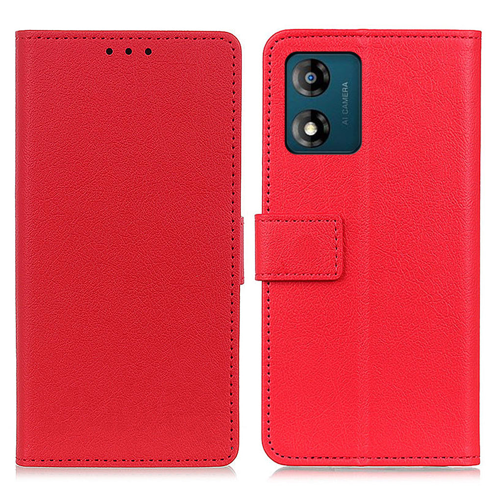 Phone Stand Case for Motorola Moto E13 4G Textured PU Leather Wallet Protective Phone Cover Phone Stand Case for Motorola Moto E13 4G Textured PU Leather Wallet Protective Phone Cover